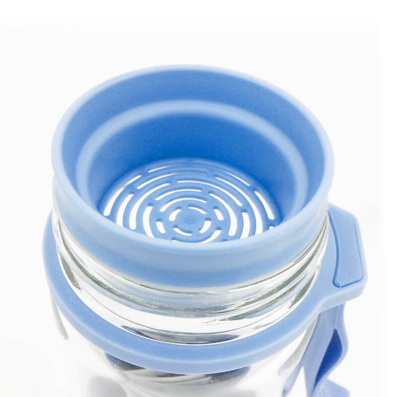 Bình nước thủy tinh chịu nhiệt Lock&Lock có vỏ bọc silicone 500ml LLG673MB, , large image number null